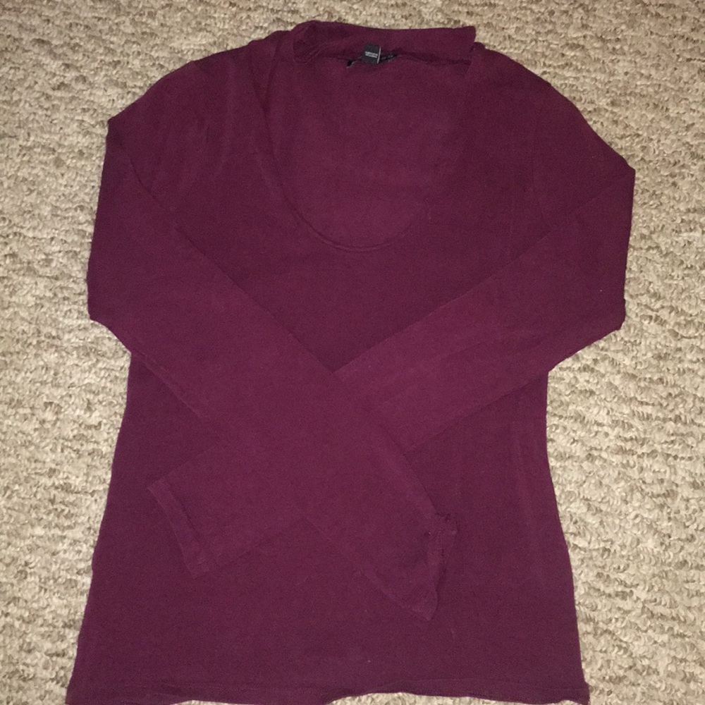 Maroon top